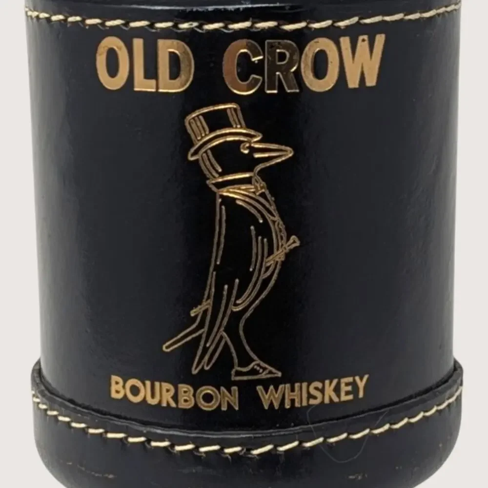 1960s Old Crow Bourbon Whiskey Promotional Dice Cup